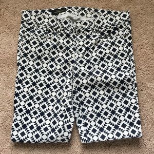 J.Crew Printed Skinny Ankle Denim